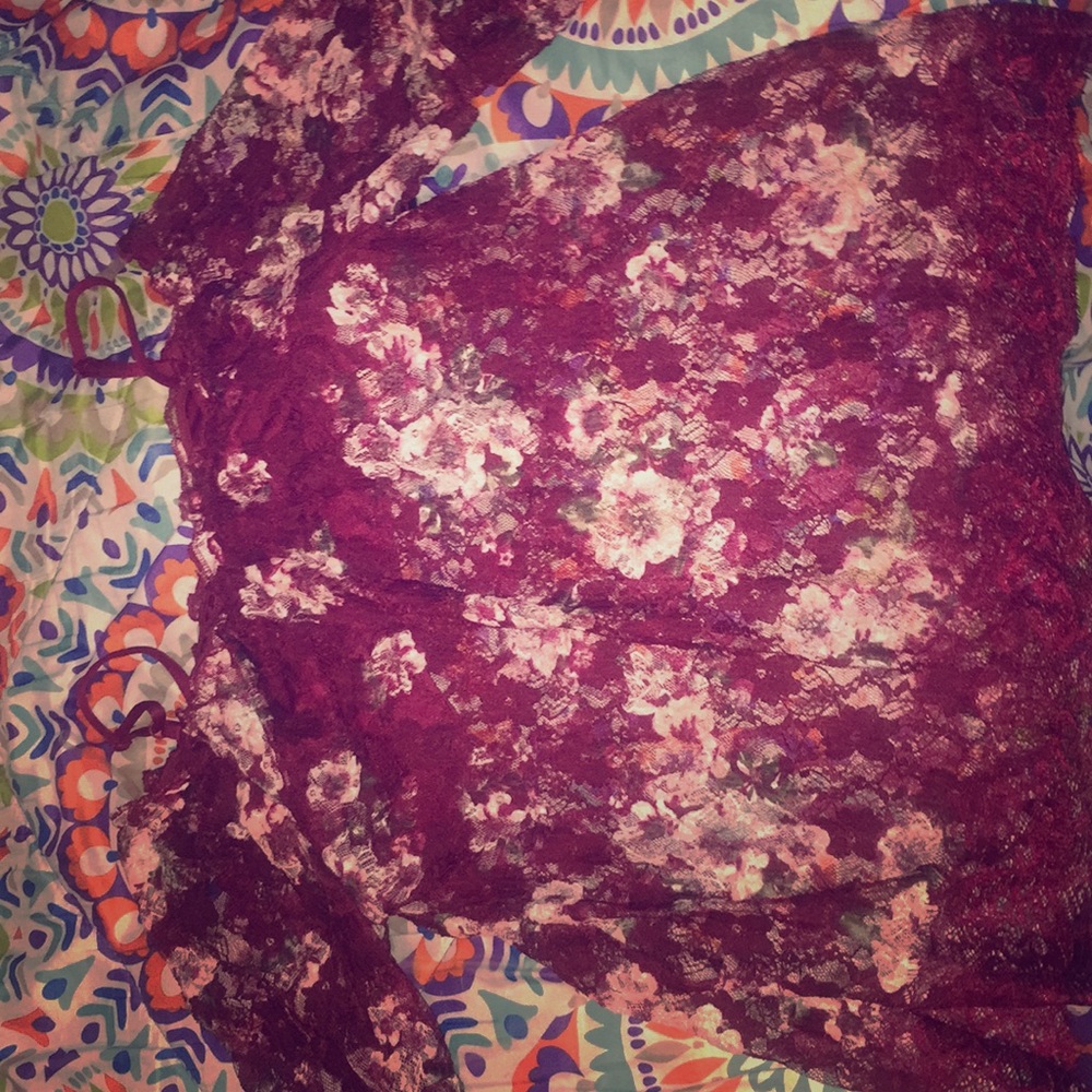 Floral off the shoulder blouse